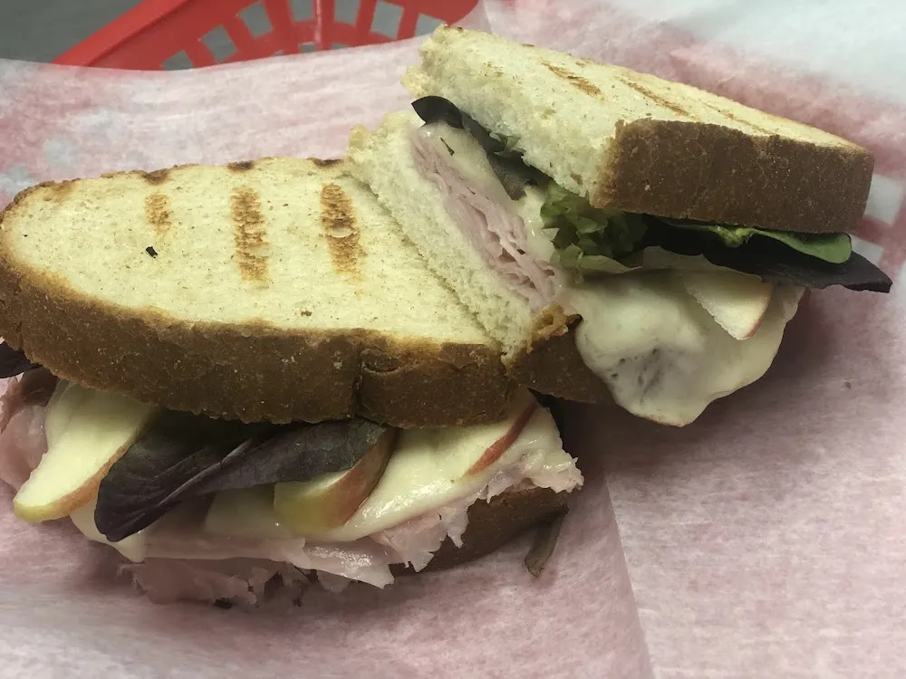 Ham and Apple Panini